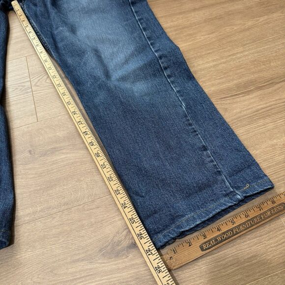 Levis Jeans Mens 36x27 (Tag 34x30) Blue 505 Regular Straight Relaxed Denim Pants - Picture 7 of 8